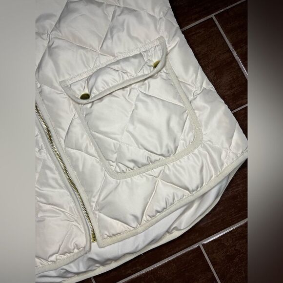 Woolrich Ivory duck down filled puffer vest sz Medium - Picture 4 of 7